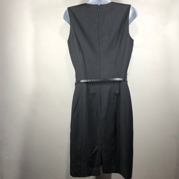 Calvin Klein black pinstripe dress size 6 - Picture 4 of 6